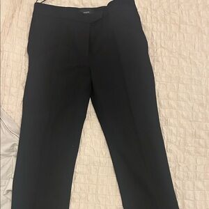 Joseph Women's Black Pants sz 38 Queen Gabardine Str
